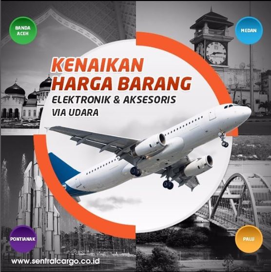 Kenaikan Harga Pengiriman 4 Kota Via Udara