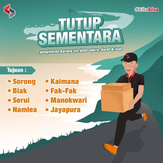 Penutupan Jalur Sementara Pencegahan Covid-19 Wilayah Bagian Timur