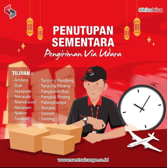 Penutupan Sementara Jalur Udara Untuk Beberapa Tujuan