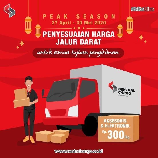 Price Increase in Shipping Costs at Peak Season 2020 Land Cargo Delivery Service