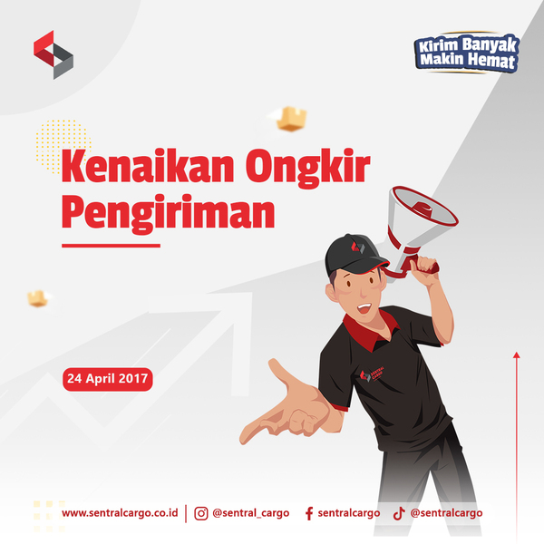 Kenaikan Harga Pengiriman Barang Mulai 15 Jan 2017