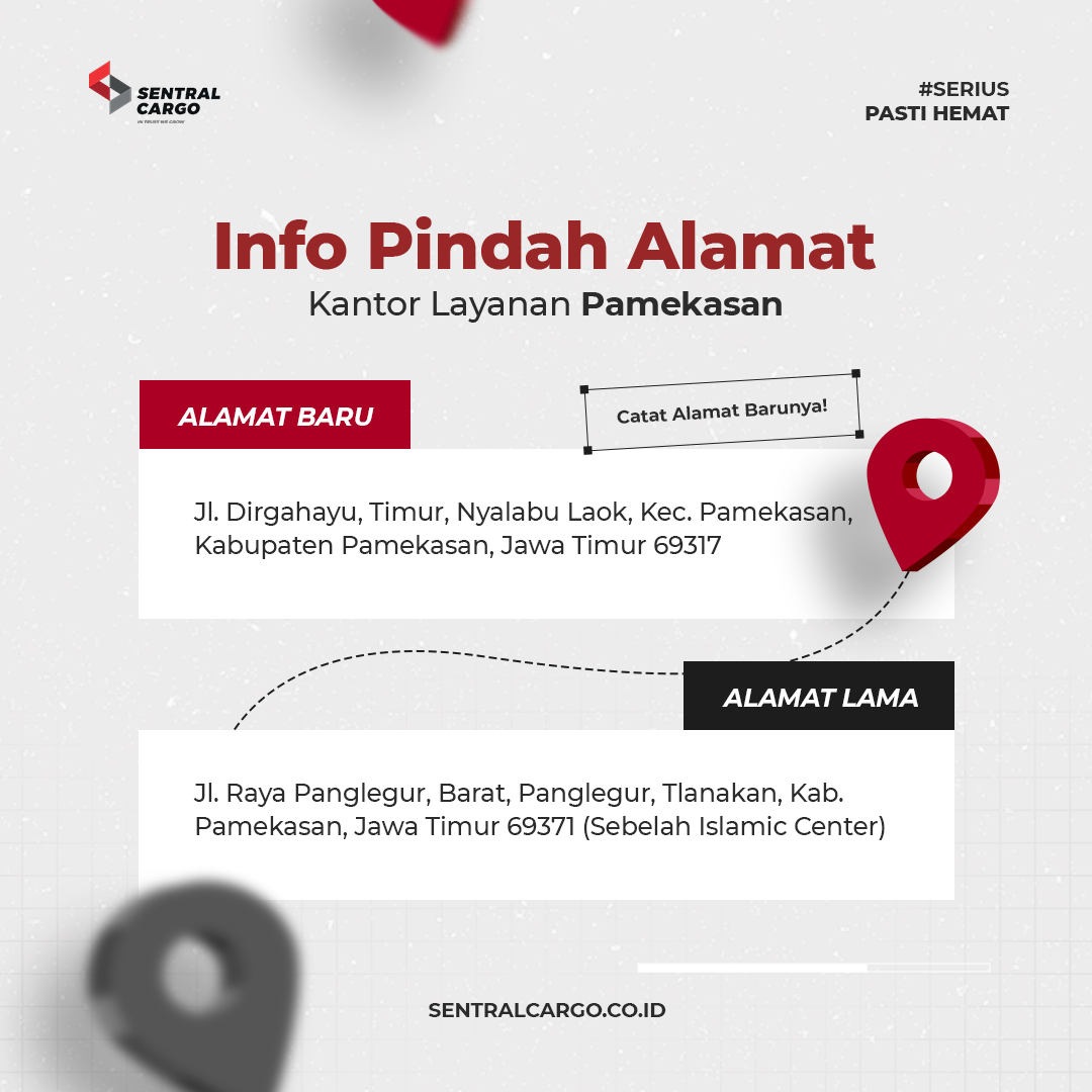 [ANNOUNCEMENT] Relocation Address of Drop Point Sentral Cargo Pamekasan