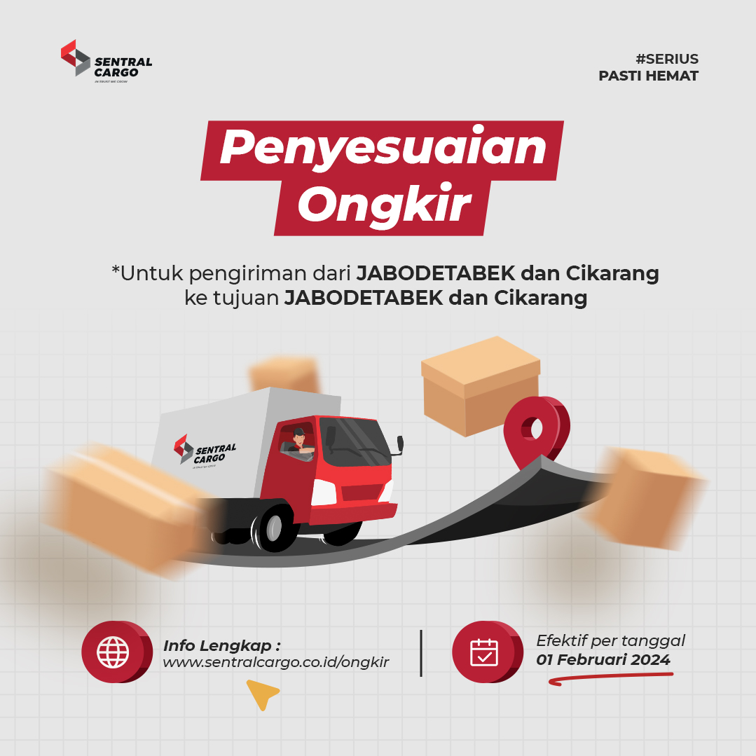 [INFORMASI] Penyesuaian Tarif Origin Jabodetabek dan Cikarang