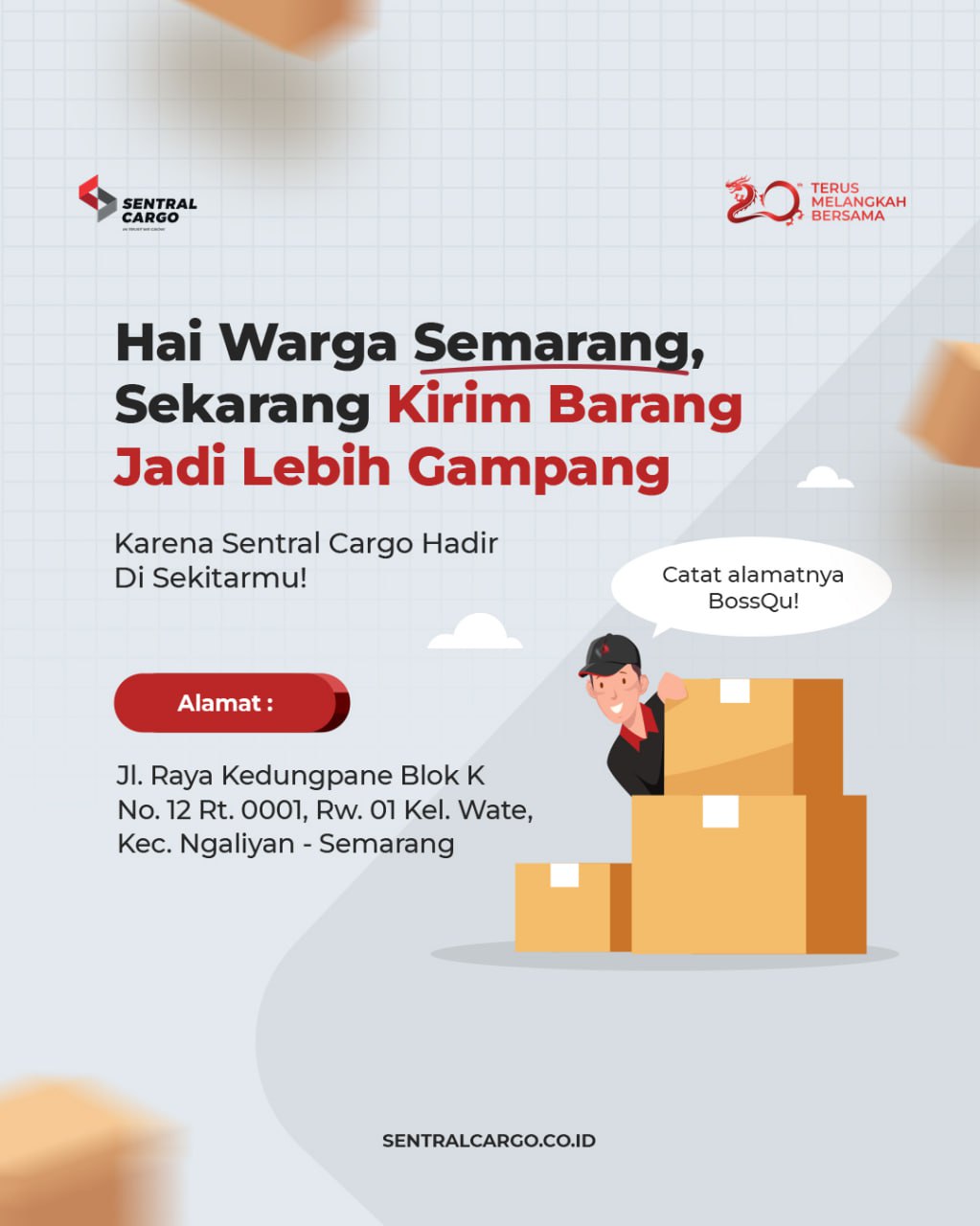 Making it Easier to Ship Goods in Semarang : Sentral Cargo New Warehouse Opened!