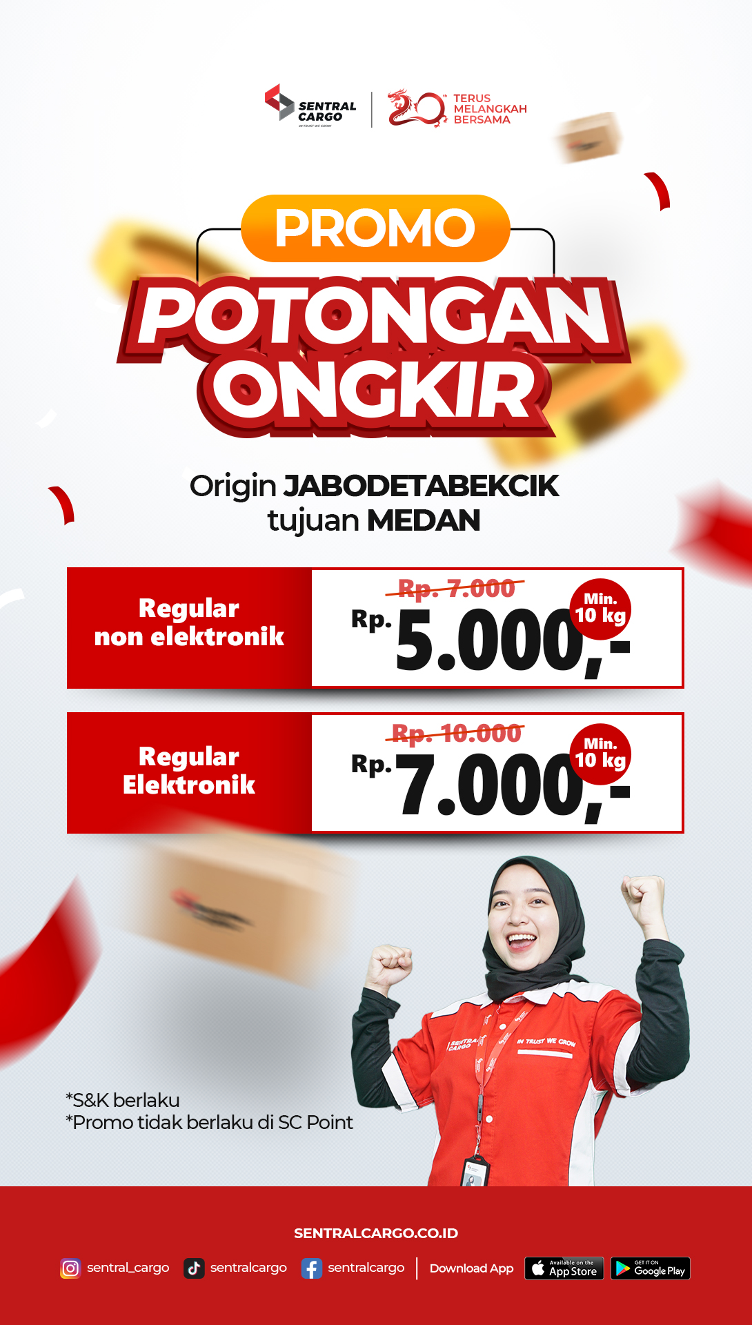 Promo Ongkos Kirim Barang dari Jakarta, Bogor, Depok, Tangerang, Bekasi, dan Cikarang ke Medan! Kirim Elektronik & Non Elektronik Jadi Lebih Hemat!