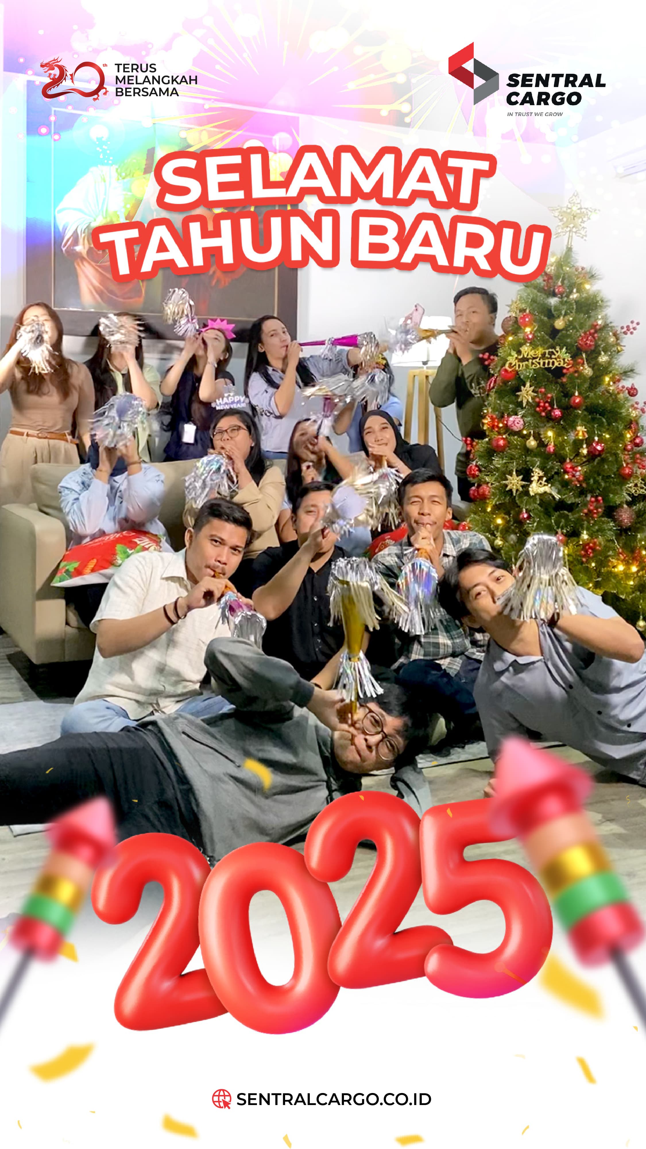 Libur Natal 2024 dan Tahun Baru 2025 pada Perusahaan Jasa Ekspedisi Sentral Cargo