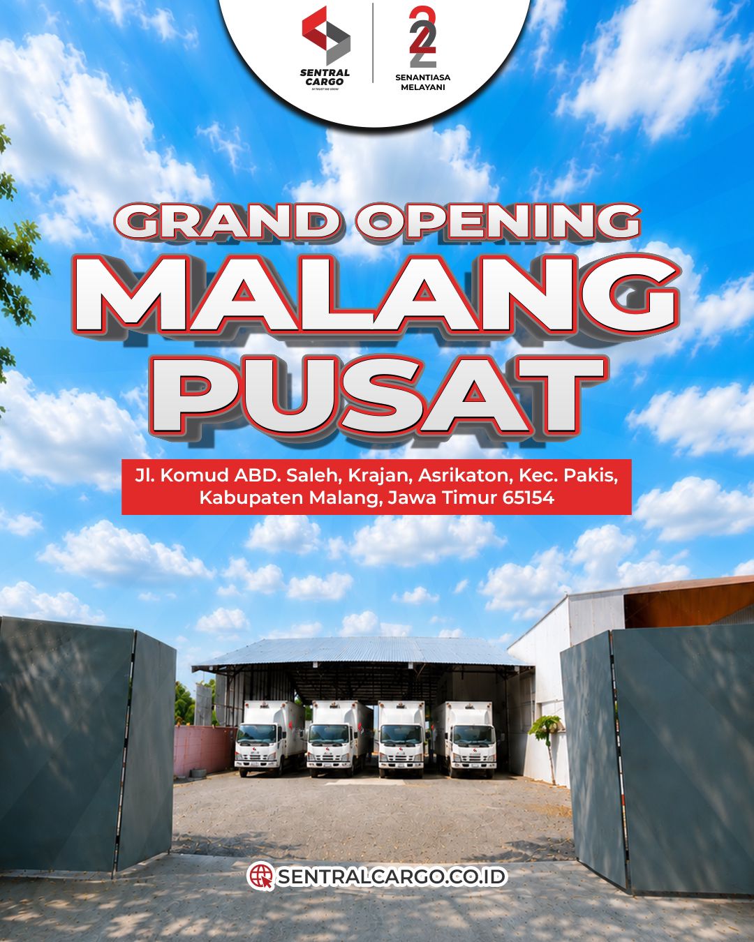 Sentral Cargo Resmi Buka HUB Baru di Malang, Perkuat Layanan Ekspedisi Cargo Malang untuk Pelanggan Jawa Timur